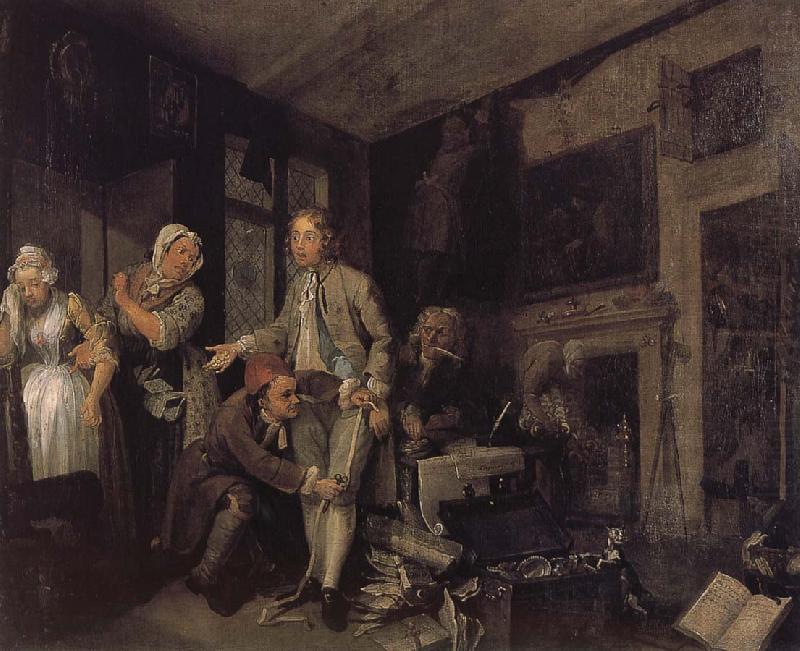 Property owned by prodigal, William Hogarth